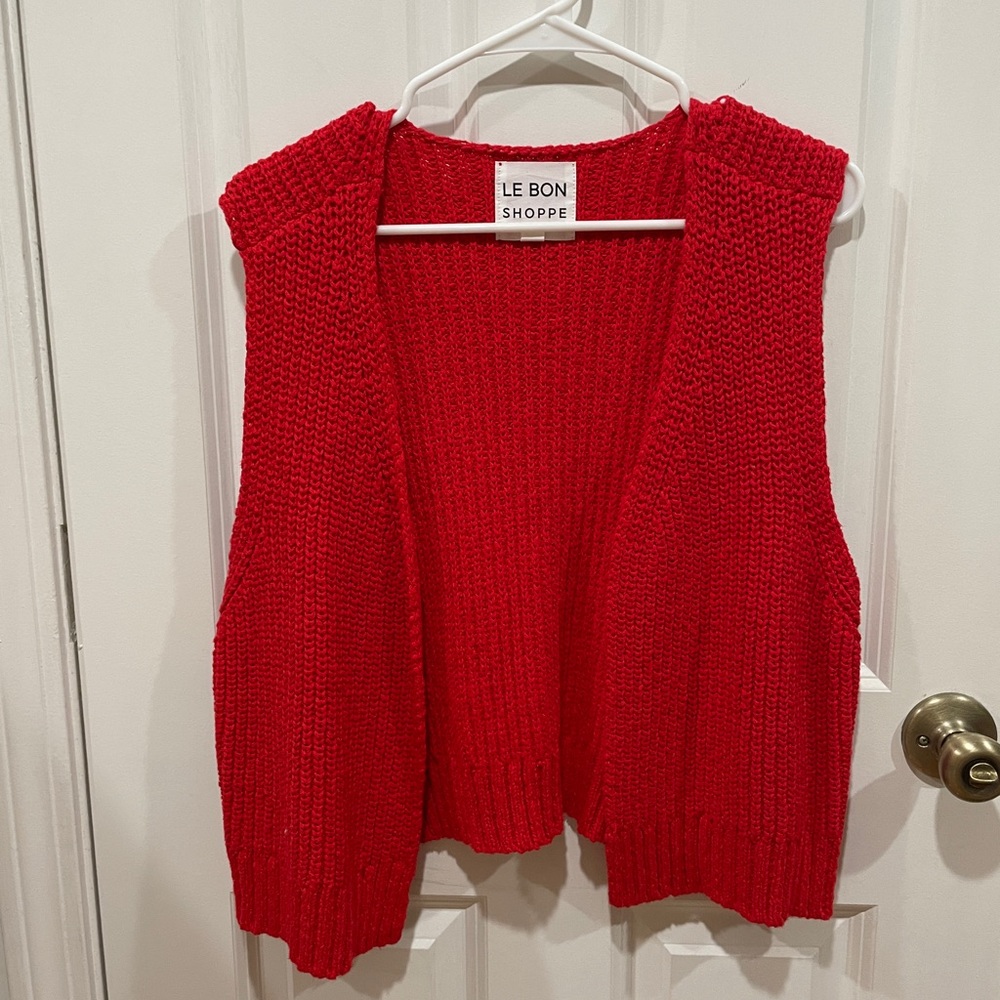 Le Bon Shoppe Cotton Sweater Vest